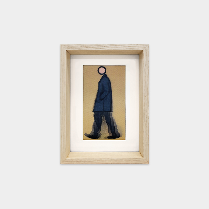 [품절] Jeremy walking in coat, 2010 (Lenticular Postcard)